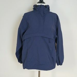 Vintage L.L. Bean Navy Blue Anorak Size Med